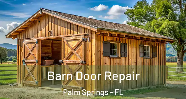  Barn Door Repair Palm Springs - FL