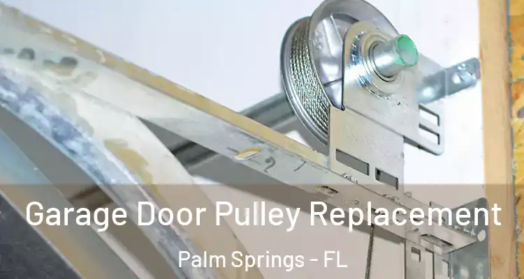  Garage Door Pulley Replacement Palm Springs - FL