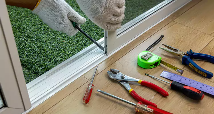 Sliding Glass Door Roller Repair in Palm Springs, FL