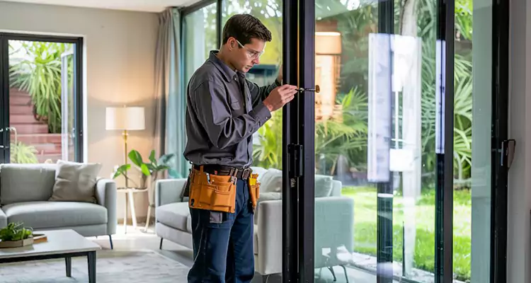 Sliding Door Jamb Lock Repair in Palm Springs, FL