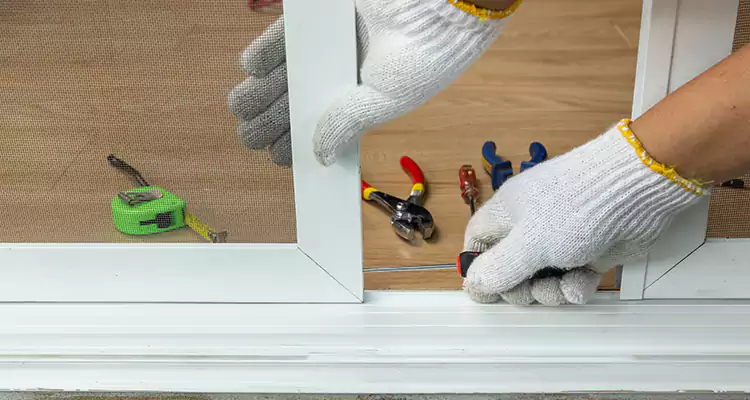 Sliding Glass Door Off Rails Repair in Palm Springs, FL