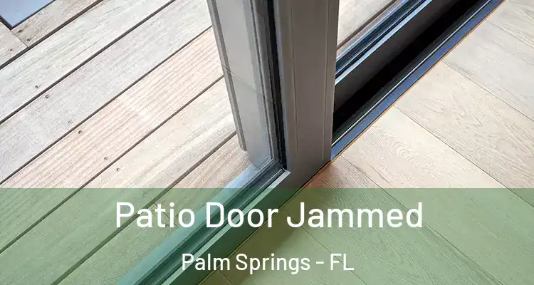  Patio Door Jammed Palm Springs - FL
