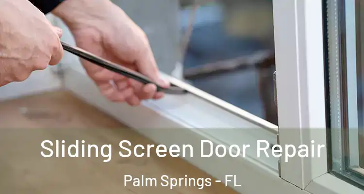  Sliding Screen Door Repair Palm Springs - FL